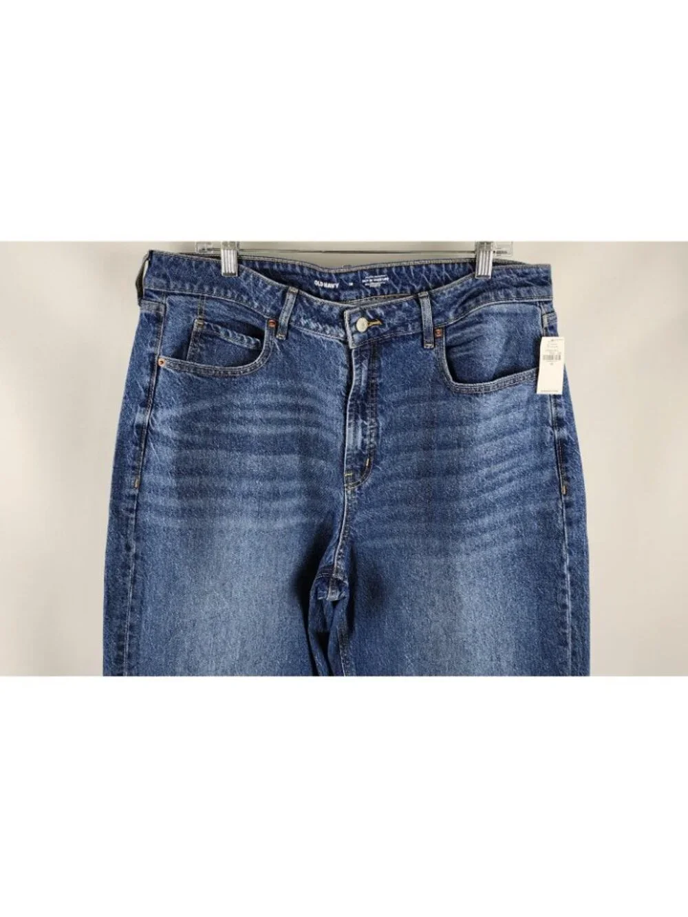 Old Navy Jeans Womens 16 Blue Sky Hi Wide Leg Denim (34x31) NWT